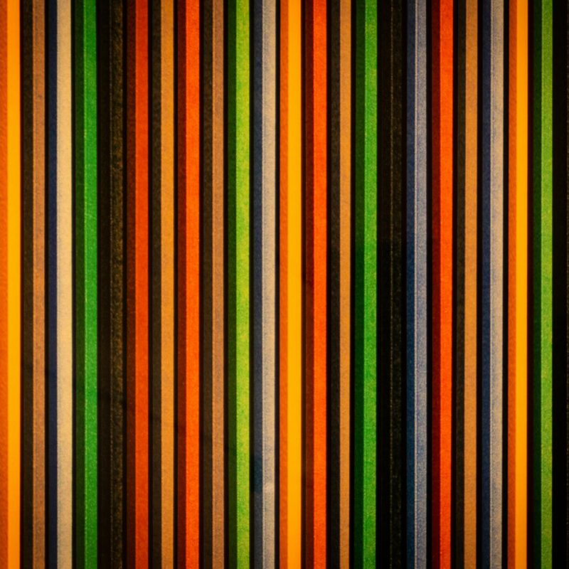 Multi-coloured Striped Wall